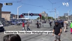 Taksim'de Trans Onur Yürüyüşü'ne polis engeli